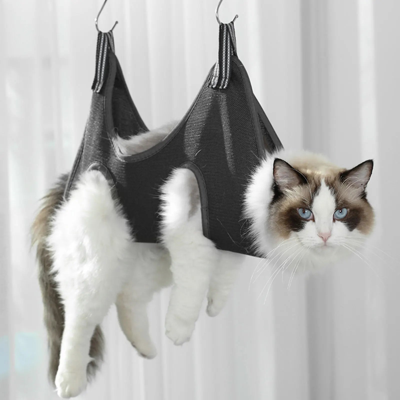 Cat Grooming Hammock Harness Multifunctional Comfortable Cat Nail Clipper Anti Scratch Pet Dog Grooming Sling