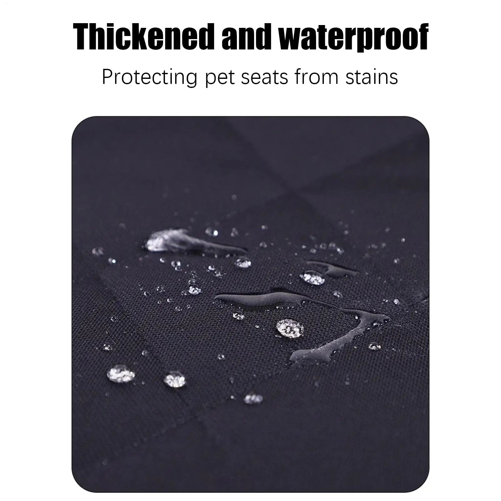 Portable Dog Car Seat Waterproof Back Seat Extender for Dogs Protector Cushion Carrier Cover Easy Clean for Bed Barrier Backseat