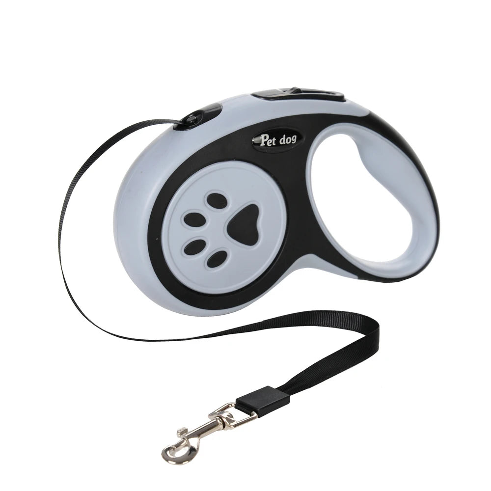 3m 5m Nylon Dog Leash Automatic Retractable Cat Lead Long Extending Puppy Walking Running Traction Roulette For Small Dogs