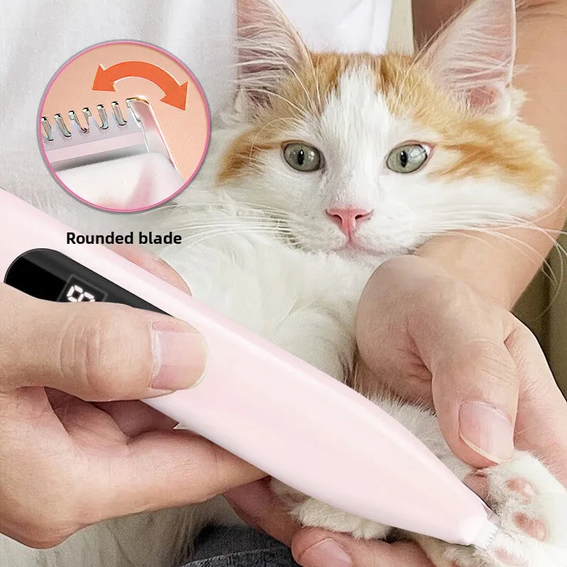 Hot Selling Cat Dog Shaving Foot Hair Charging LED Light Trimmer Foot Hair Clipper Pet Special Electric Clipper Electric Clipper