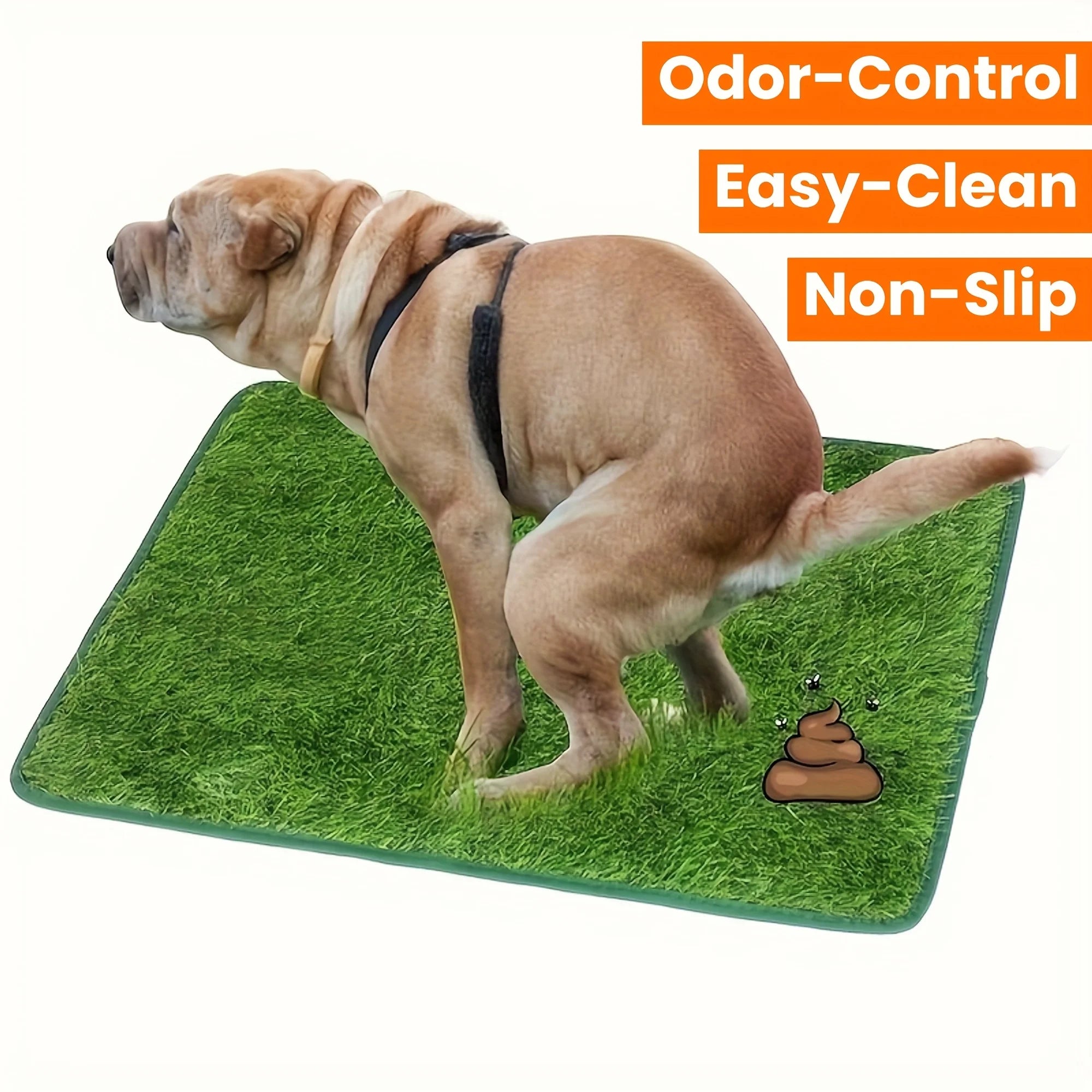 Simulation Lawn Dog Toilet Training Mat Washable Pet Urine Mat Dog Toilet Replacement Pad Eco-Friendly Non-Slip Pet  Accessory
