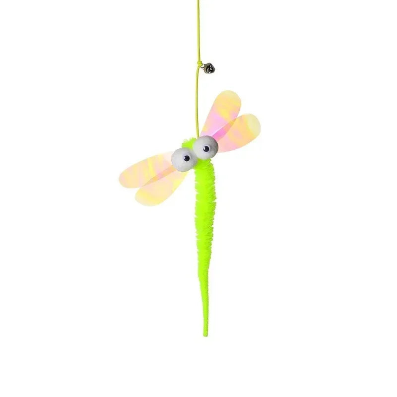 Cat Rope Long Rope Teasing Cat Toy Accessories Pet Kitten Toy Cat Toy Swing Sticky Disc Elastic with Bell Hanging Door Teasing