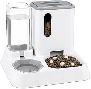 Automatic Pet Feeder & Water Dispenser – 2-in-1 Smart Feeding Station for Cats and Small Dogs